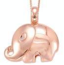 Jocalia Booth-Elephant Pendant in 18K Rose Gold – Happy Elefant