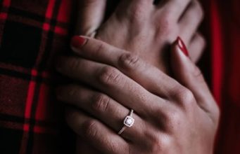 Custom design ring as an engagement gift